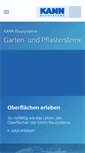 Mobile Screenshot of kann-bausysteme.de